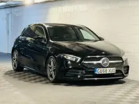 Used Mercedes A200 AMG line 2018 Black Hatchback