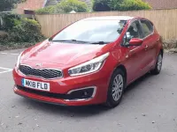 Used Kia Ceed 136 HP (100 kW) 2018 Red Hatchback