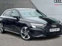Used Audi A3 Sportback 150 HP (110 kW) 2020 Black Hatchback