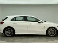 Used Mercedes A250 AMG line 224 HP (164 kW) 2019 White Hatchback