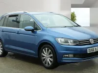 Used VW Touran SEL 150 HP (110 kW) 2016 Caribbean blue MPV