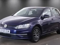 Used VW Golf VII SE 130 HP (95 kW) 2018 Blue Hatchback