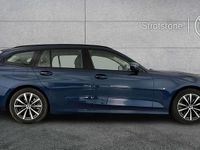 Used BMW 330e Sport Line 288 HP (211 kW) 2022 Blue Estate