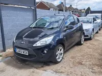 Used Ford Ka Zetec 2015 Black Hatchback