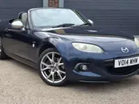Used Mazda MX5 Edition 160 HP (117 kW) 2014 Blue Cabriolet