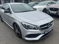 Used Mercedes CLA220 AMG line 177 HP (130 kW) 2016 Silver Coupe