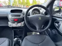Used Peugeot 107 Active 68 HP (50 kW) 2012 Black Hatchback