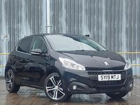 Used Peugeot 208 GT-line 109 HP (80 kW) 2019 Black Hatchback