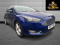 Begagnad Ford Focus Titanium 120 HK (88 kW) 2017 Blå Halvkombi