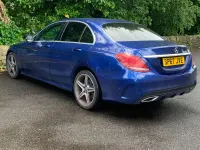 Used Mercedes C200 AMG line 2017 Blue Sedan