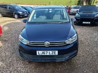 Used VW Touran SEL 150 HP (110 kW) 2017 Blue MPV