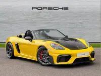 New Porsche 718 500 HP (367 kW) 2025 Yellow Cabriolet