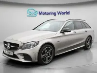Usado Mercedes C300e AMG line 2021 Prateado Carrinha