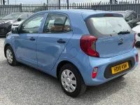Used Kia Picanto 66 HP (48 kW) 2018 Blue Hatchback