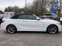 Used BMW 218 M Sport 147 HP (108 kW) 2017 White Cabriolet