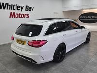 Used Mercedes C250 AMG Line Premium Plus 2017 White Estate