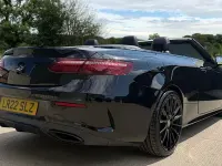 Used Mercedes E220 AMG line 194 HP (142 kW) 2022 Black Cabriolet