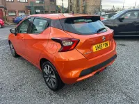 Used Nissan Micra Acenta Limited Edition 90 HP (66 kW) 2019 Orange Hatchback