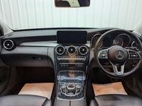 Begagnad Mercedes C200 198 HK (145 kW) 2019 Blå Sedan