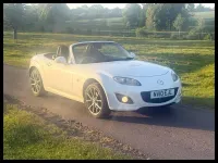 Used Mazda MX5 20th Anniversary 126 HP (92 kW) 2010 White Cabriolet