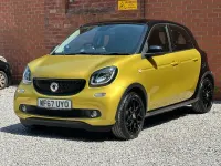 Used Smart ForFour Premium 71 HP (52 kW) 2017 Black Hatchback