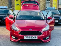Used Ford Focus Zetec 125 HP (91 kW) 2015 Red Hatchback