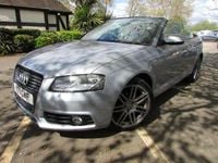 Begagnad Audi A3 Cabriolet S-Line 140 HK (102 kW) 2011 Silver Cab