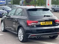 Used Audi A1 S-Line 123 HP (90 kW) 2018 Black Hatchback