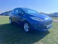 Used Ford Fiesta Zetec 82 HP (60 kW) 2016 Blue Hatchback