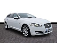 Begagnad Jaguar XF Premium Luxury 2014 Vit Kombi