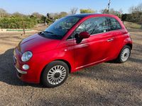 Used Fiat 500 Lounge 69 HP (50 kW) 2011 Red Hatchback