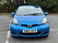 Used Toyota Aygo 68 HP (50 kW) 2010 Blue Hatchback