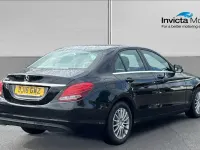 Used Mercedes C220 SE 170 HP (125 kW) 2016 Cosmos black metallic Sedan