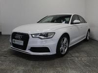 Used Audi A6 S-Line 2013 White Sedan