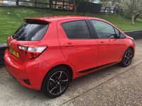 Used Toyota Yaris Design 2017 Red Hatchback