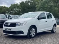 Used Dacia Sandero Ambiance 2017 White Hatchback
