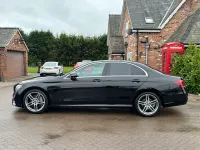 Used Mercedes E220 AMG line 194 HP (142 kW) 2018 Black Sedan