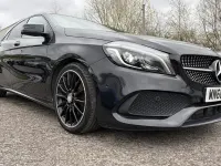 Used Mercedes A200 AMG Line Premium Plus 136 HP (100 kW) 2017 Black Hatchback