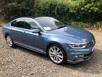 Used VW Passat R-line 2018 Blue Sedan