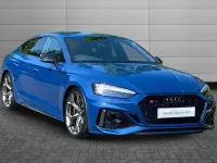 Used Audi RS5 Sportback Comfort 444 HP (326 kW) 2023 Ascari blue Hatchback
