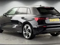 Used Audi A3 Sportback Design 150 HP (110 kW) 2021 Mythos black Hatchback