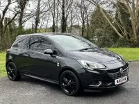 Used Vauxhall Corsa Edition 70 HP (51 kW) 2015 Black Hatchback