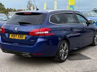 Used Peugeot 308 SW GT-line 150 HP (110 kW) 2016 Blue Estate