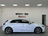 Used Mercedes A200 AMG line 163 HP (119 kW) 2020 White Hatchback