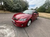 Used Lexus CT200h 136 HP (100 kW) 2011 Red Hatchback
