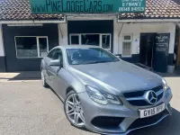 Käytetty Mercedes E220 AMG line 177 HP (130 kW) 2015 Hopea Coupe - kaksiovinen