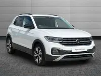 Used VW T-Cross Black Edition 110 HP (80 kW) 2023 White SUV