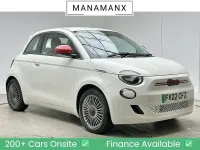 Used Fiat 500e Red 86 kW (118 HP) 2022 Ice white Hatchback