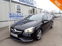 Used Mercedes A180 AMG line 109 HP (80 kW) 2017 Black Hatchback