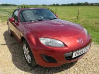 Used Mazda MX5 126 HP (92 kW) 2009 Red Cabriolet